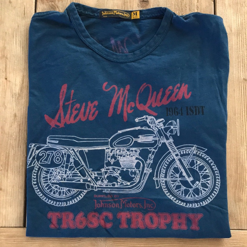 Johnson Motors Steve McQueen tee